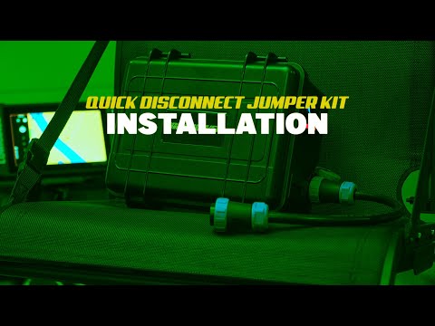 5 Circuit Heavy Duty, Waterproof, Quick Disconnect Jumper Kit - Panel Mount and Dual Plug Jumper Harness (YP-QD5X-18K)